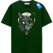 Skull Cat Shirt – Gothic Halloween Cat T-Shirt – Spooky Black Cat Graphic Tee – Creepy Kitty Gift Top