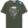 Skull Cat Shirt – Gothic Halloween Cat T-Shirt – Spooky Black Cat Graphic Tee – Creepy Kitty Gift Top