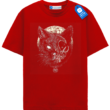 Skull Cat Shirt – Gothic Halloween Cat T-Shirt – Spooky Black Cat Graphic Tee – Creepy Kitty Gift Top