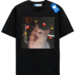 Sparkling Kitty - Fabulous Cat Tee, Cute Cat T Shirt
