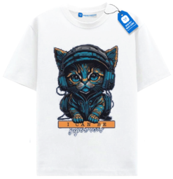 Super Cool Cat T Shirt, Funny Cat Shirt