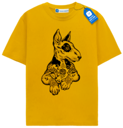Tattoo Bull Terrier Shirt – Cool Dog Lovers Tee – Retro Bull Terrier Gift T-Shirt – Unique Pet Owner Top