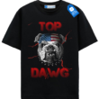 Top Dawg Bulldog T Shirt, American Flag Dog Shirt