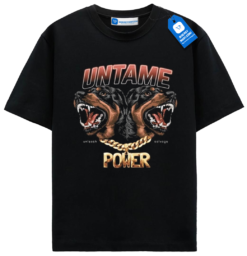 Untame Power Rottweiler Graphic T Shirt, Dog Lover T Shirt
