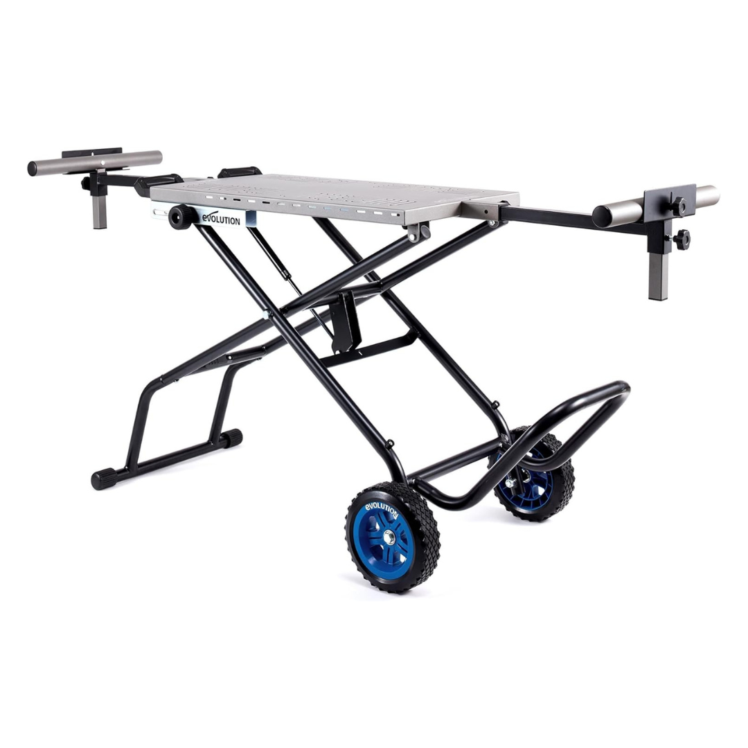 Evolution Power Tools, MCS Stand, Mitering Chop Saw Stand with Powerlift Assist Evolution Power Tools, MCS Stand, Mitering Chop Saw Stand with Powerlift Assist
