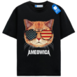 Ameowica Cat Flag Sunglasses T Shirt, American Cat Lover Shirt