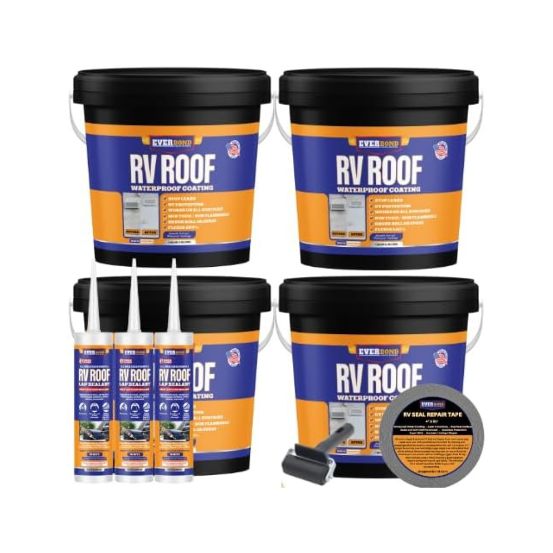 RV Roof Coating 4 Gallon Kit RV Roof Coating 4 Gallon Kit