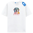 Colorful Dog Love Tee, Gift Dog Lover