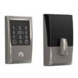 Schlage BE499WB CEN 619 Encode Plus WiFi Deadbolt Smart Lock, Keyless Entry Touchscreen Door Lock with Century Trim, Satin Nickel