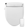 Brondell LE99 Bidet Toilet Seat, Fits Round Toilets, Electric Bidet with Remote, Warm Air Dryer, Strong Wash Mode, Stainless-Steel Nozzle, Round