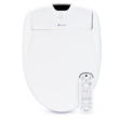 Brondell Bidet Toilet Seat S1400, Smart Toilet Seat, Dual Stainless-Steel, Self-Cleaning Nozzle, Round