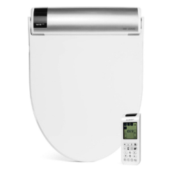 Bio Bidet BB2000 Electric Bidet Toilet Seat, Warm Water with Air Dryer, Heated Seat, Round, White