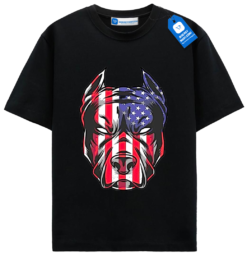 Usa American Pitbull Flag T Shirt, Patriotic Dog T Shirt