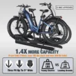 Young Electric Mate R Foldable Steel Hitch-Mount 2-Bike Rack, 200 lbs Capacity