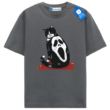 Cat With Ghostly Print Tee, Halloween Cat T Shirt