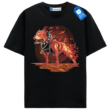 Fire Pitbull Tee, Edgy Dog T Shirt