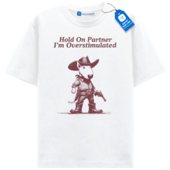 Cowboy Bull Terrier T Shirt