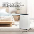 TCL 7,000 BTU SACC (11,000 BTU ASHRAE) Smart Portable Air Conditioner, White