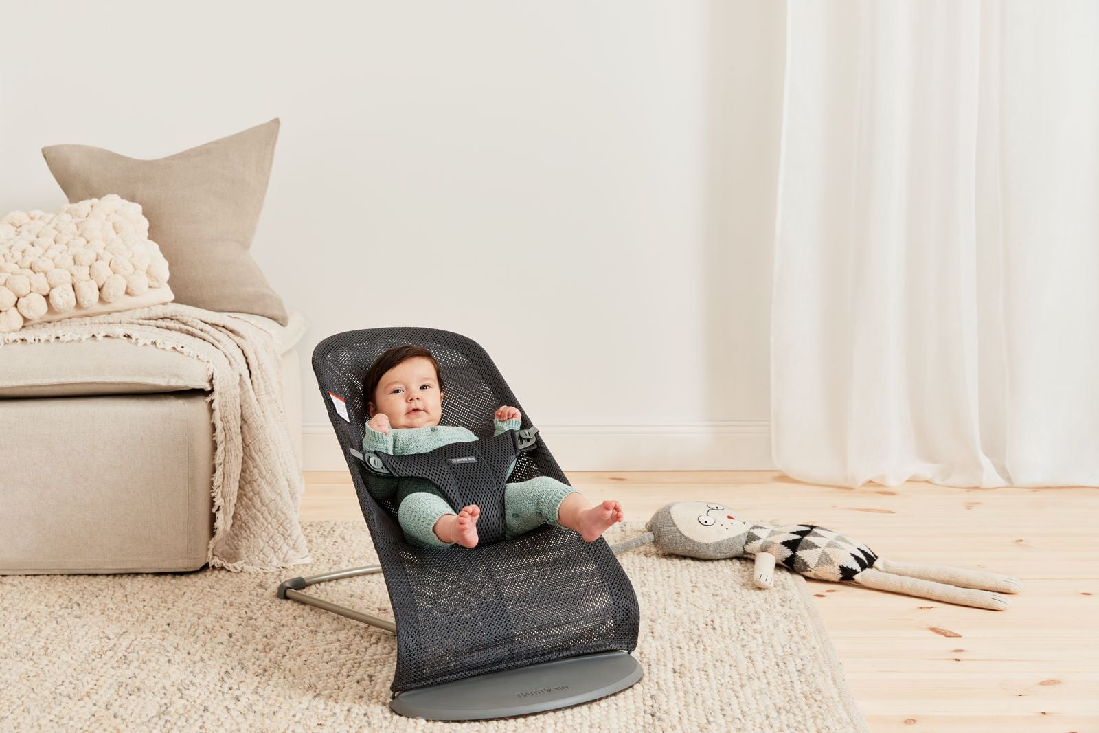 BabyBjorn Bouncer Bliss - Anthracite, Mesh BabyBjorn Bouncer Bliss - Anthracite, Mesh