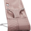 BabyBjorn Bouncer Bliss, Light gray frame, Mesh, Dusty pink