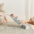 BabyBjorn Bouncer Balance Soft, Mesh, Silver/White