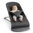 BabyBjorn Bouncer Bliss, Dark gray frame, 3D jersey, Light gray