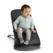 BabyBjorn Bouncer Bliss, Dark gray frame, 3D jersey, Light gray