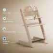 Stokke Tripp Trapp High Chair 2, Natural - Includes Chair + Baby Set with Removable Harness for Children 6-36 Months - Adjustable, Ergonomic & Easy to Clean