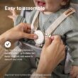 Stokke Tripp Trapp High Chair 2, Serene Pink - Includes Chair + Baby Set with Removable Harness for Children 6-36 Months - Adjustable, Ergonomic & Easy to Clean
