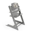Stokke Tripp Trapp High Chair 2, Storm Grey - Includes Chair + Baby Set with Removable Harness for Children 6-36 Months - Adjustable, Ergonomic & Easy to Clean