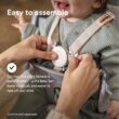 Stokke Tripp Trapp High Chair 2, Storm Grey - Includes Chair + Baby Set with Removable Harness for Children 6-36 Months - Adjustable, Ergonomic & Easy to Clean