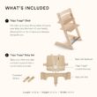 Stokke Tripp Trapp High Chair 2, Terracotta - Includes Chair + Baby Set with Removable Harness for Children 6-36 Months - Adjustable, Ergonomic & Easy to Clean