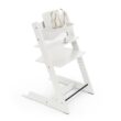 Stokke Tripp Trapp High Chair 2, White - Includes Chair + Baby Set with Removable Harness for Children 6-36 Months - Adjustable, Ergonomic & Easy to Clean