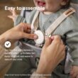 Stokke Tripp Trapp High Chair 2, Warm Brown - Includes Chair + Baby Set with Removable Harness for Children 6-36 Months - Adjustable, Ergonomic & Easy to Clean