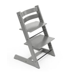 Stokke Tripp Trapp Chair, Storm Grey - Adjustable, Convertible Chair for Toddlers, Children & Adults - Convenient, Comfortable & Ergonomic - Classic Design