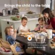 Tripp Trapp Chair from Stokke, White - Adjustable, Convertible Chair for Toddlers, Children & Adults - Convenient, Comfortable & Ergonomic - Classic Design