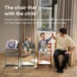 Tripp Trapp Chair from Stokke, White - Adjustable, Convertible Chair for Toddlers, Children & Adults - Convenient, Comfortable & Ergonomic - Classic Design
