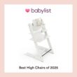 Tripp Trapp Chair from Stokke, White - Adjustable, Convertible Chair for Toddlers, Children & Adults - Convenient, Comfortable & Ergonomic - Classic Design