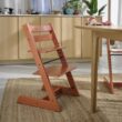 Tripp Trapp Chair from Stokke, Terracotta - Adjustable, Convertible Chair for Toddlers, Children & Adults - Convenient, Comfortable & Ergonomic - Classic Design