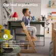 Stokke Tripp Trapp Chair, Whitewash - Adjustable, Convertible Chair for Toddlers, Children & Adults - Convenient, Comfortable & Ergonomic - Classic Design