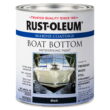 Flat Black, Rust-Oleum Marine Coatings Boat Bottom Antifouling Paint, Quart, 4 Pack