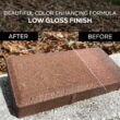 DOMINATOR LG Low Gloss Concrete Paver Sealer, Wet Look, Acrylic Water Based 5 Gallon
