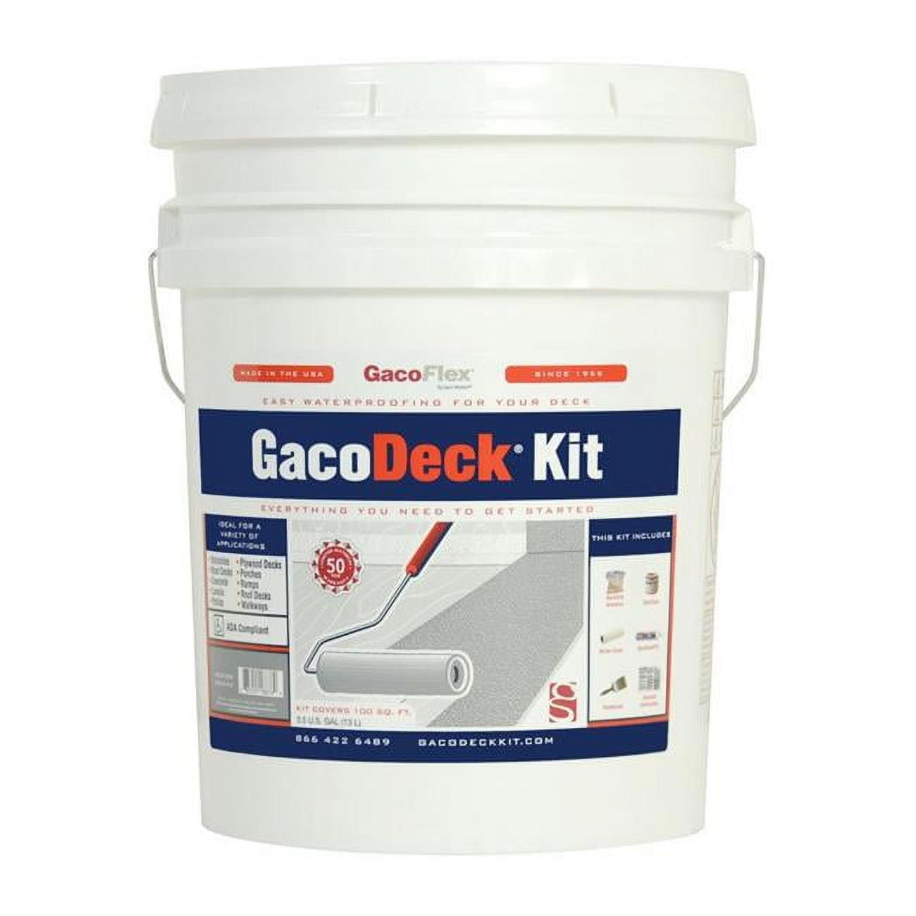 GacoFlex GacoDeck Adobe Water-Based Solid Deck Coating 3.5 gal.