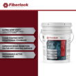 Fiberlock IAQ 6000HD Heavy Duty Mold Resistant Coating, White, 5 Gallon