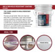 Fiberlock IAQ 6000HD Heavy Duty Mold Resistant Coating, White, 5 Gallon