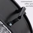 Utilitech 36-in 120 -Volt 2 -Speed High Velocity Indoor Black Industrial Fan