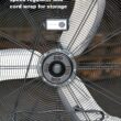 Utilitech 36-in 120 -Volt 2 -Speed High Velocity Indoor Black Industrial Fan