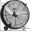 Utilitech 36-in 120 -Volt 2 -Speed High Velocity Indoor Black Industrial Fan