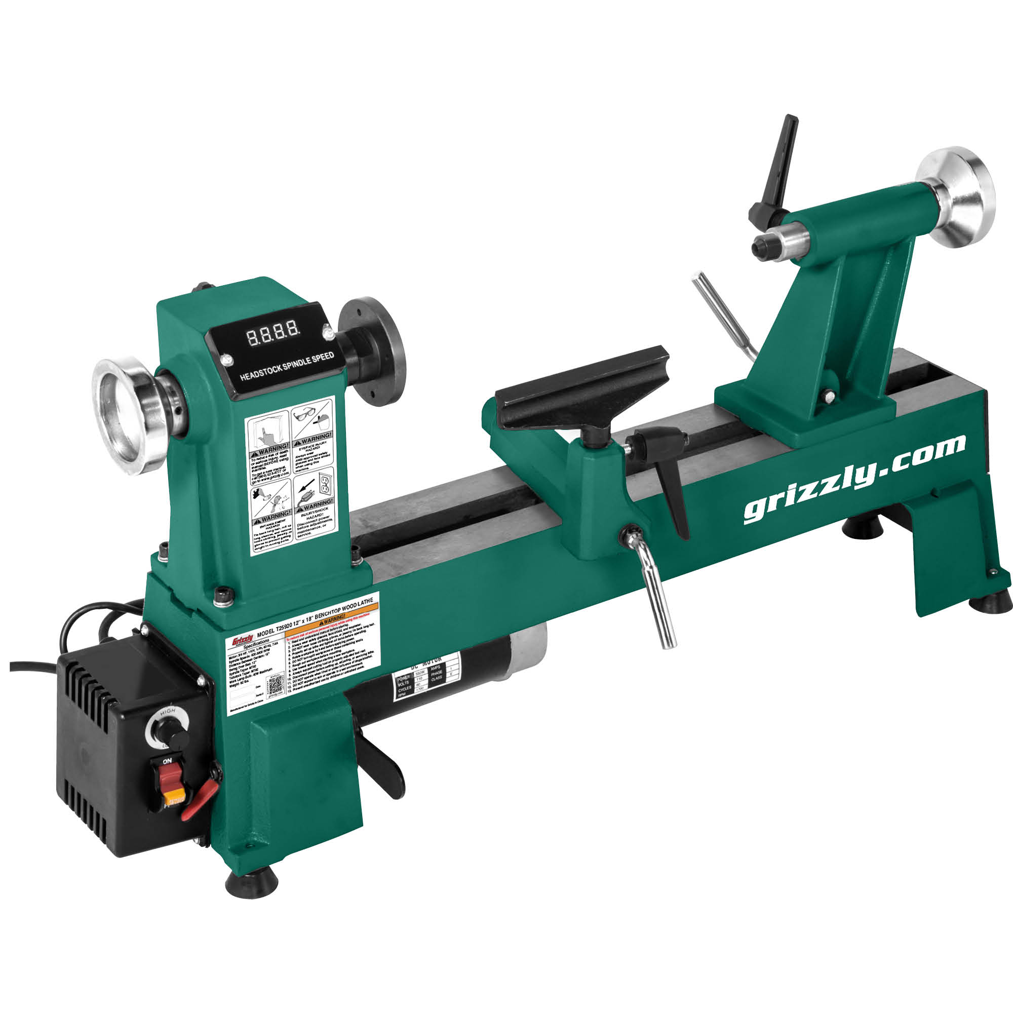 Grizzly 12-in x 18-in Variable Speed Wood Lathe Grizzly 12-in x 18-in Variable Speed Wood Lathe