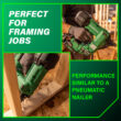 Metabo HPT Multi-Volt 3-1/2-in 30 -Degree Cordless Clip head/Roundhead Framing Nailer ( Battery Included )
